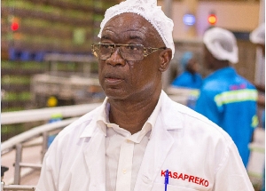 The president and founder of Kasapreko Company Limited, Dr. Kwabena Adjei