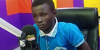 Thomas Amoaning, a student of Adeiso Presby SHS