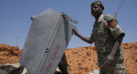El Obeid has been targeted in several drone attacks including when this picture was taken in March