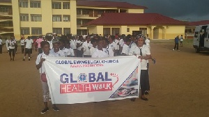 The aim of the Health Walk was to drum home the importance of regular exercise
