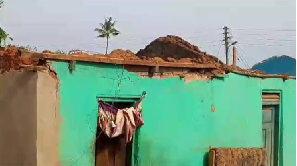 A rainstorm has caused havoc at Tepa Abonsuaso