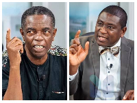 Kwesi Pratt Jnr (L) and Kwadwo Nsafoah Poku (R)