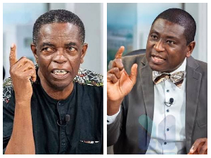 Kwesi Pratt Jnr (L) and Kwadwo Nsafoah Poku (R)