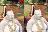 A photo of the fetish priestess