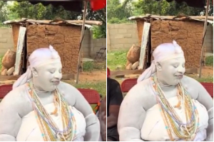 A photo of the fetish priestess