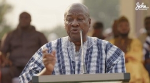 Former President John Dramani Mahama says there would be peace in Bawku when the NDC comes to power