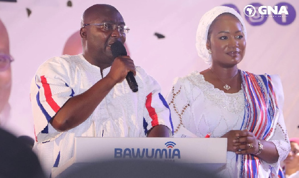 Vice President Dr Mahamudu Bawumia and his wife Samira Bawumia