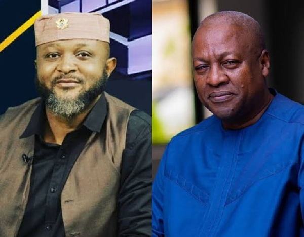 Former NSA boss Yaw Ampofo Ankrah and President John Mahama