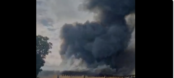 The premises of a textile manufacturer at Adabraka has been gutted by fire