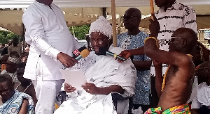 Torgbiga Adama III, Paramount Chief and President of the Somé Traditional Council