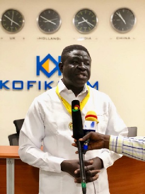 Vice President of the Ghana Armwrestling Federation, Kofi Addo-Agyekum