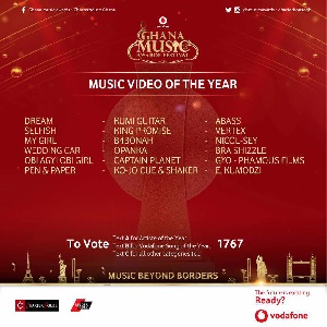 Nominees for 'Music of the Year'