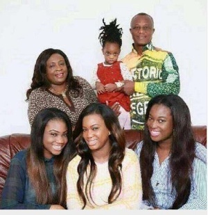 Kwesi Appiah and his family