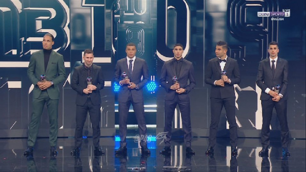 The world’s top ten footballers for 2022  at the FIFA Awards