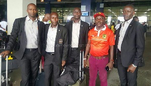 Referees from Uganda are in the country ahead of their match on Saturday