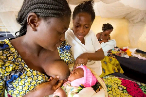 Images of mothers breastfeeding babies