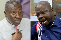 Afenyo-Markin (L) has dared the judge in Abronye’s (R) case to summon him for contempt