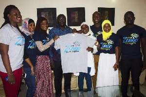 The Zongo Youth Month team with Vice President Dr. Mahamudu Bawumia