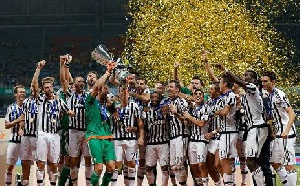Kwadwo Asamoah was absent as Juventus claimed the Italian Super Cup