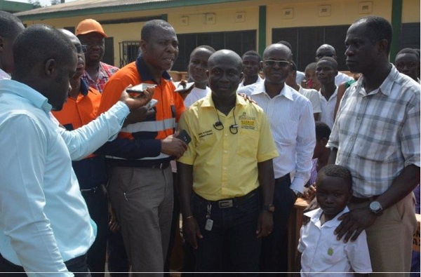 Maxmass donated mono desk worth GHC26,000 to the school