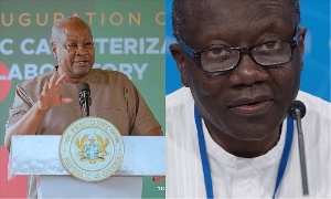 President John Dramani Mahama and ex-finance minister Ken Ofori-Atta
