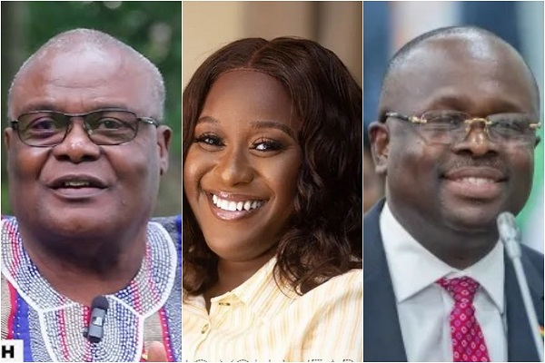 (L-R) Kakra Essamuah, Rosemond Obeng and Dr Edward Omane Boamah were all members of the NPP