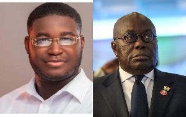 Alfred Ababio Kumi (L) and former President Nana Addo Dankwa Akufo-Addo (R)