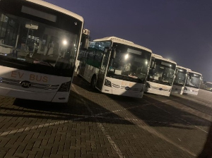 A number of the Electric Buses