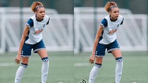Blue Bartlett-Antwi is a player of the Black Princesses