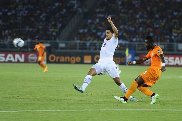 Kwesi Appiah in a game against Ivory Coast in 2015