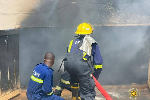 How GNFS salvaged five rooms in Gbawe fire outbreak