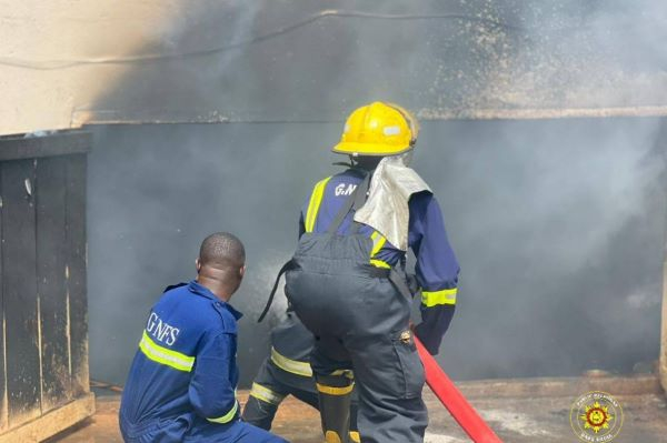 The GNFS personnel were able to extinguish the fire within an hour