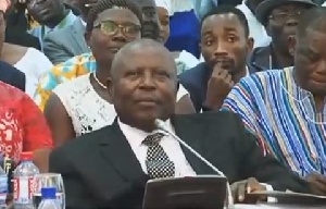 Martin Amidu at his vetting as Special Prosecutor