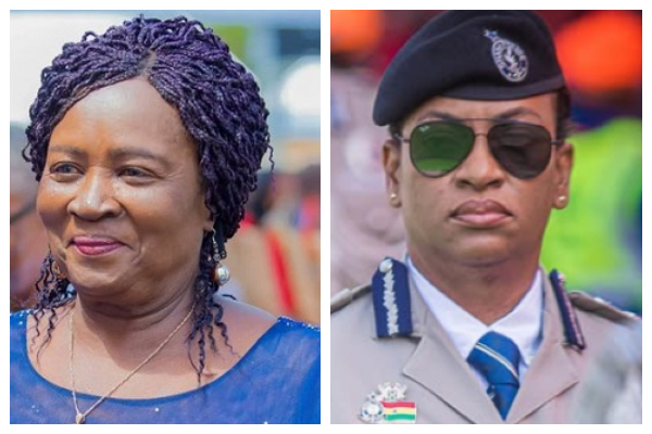 Prof Naana Jane Opoku-Agyemang and Lydia Yaako Donkor