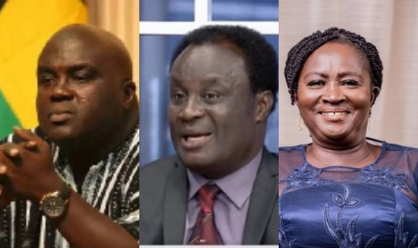 Julius Debrah, Anokye Frimpong and Prof. Jane Naana Opoku-Agyemang (from left to right)