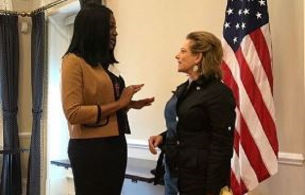 Sandra Ankobia and  K.T. McFarland