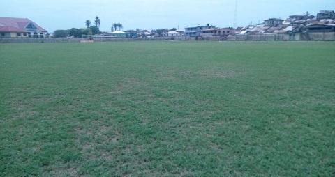 The re-grassed Tarkwa and Aboso Park