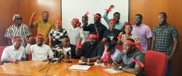 A photo of some members of the Coalition of Allied Health Workers