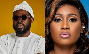 Richard Nii Armah Quaye (L) has been sued by his ex-wife Joana Quaye (R) again Richard Nii Armah Quaye (L) has been sued by his ex-wife Joana Quaye (R) again