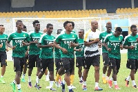 Black Stars trained in Accra last week