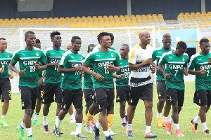 Black Stars trained in Accra last week