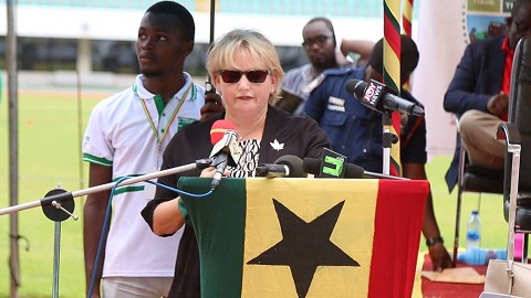 Mrs. Heather Cameron, High Commissioner of Canada to Ghana