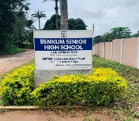 Benkum SHS in the Eastern Region of Ghana