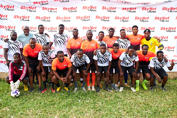 A photo of the Skynet field staff team