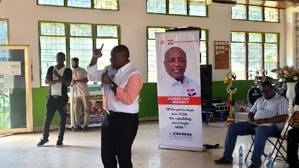 Kwabena Agyapong is a former General Secretary of the NPP