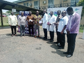 Bliss GVS Pharma LTD donated anti malaria drugs to the Ho Teaching Hospital