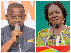 Kwame Jantuah and Vics President of Ghana, Professor Naana Jane Opoku-Agyemang