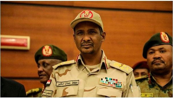 Sudan's Deputy Head of the Sovereign Council, General Mohamed Hamdan Dagalo