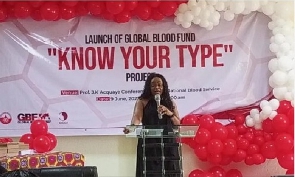 CEO of  National Blood Service, Ghana, Dr Shirley Owusu-Ofori