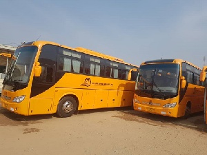 Some of the new buses